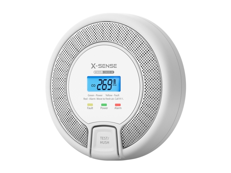 Tarpusavyje -yhteensopiva CO-hälytinjärjestelmä X-Sense CO03D-W Link+