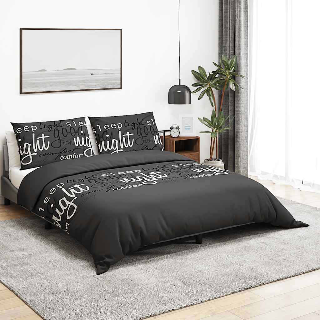 vidaXL Pussilakanasetti 200x200 cm puuvilla
