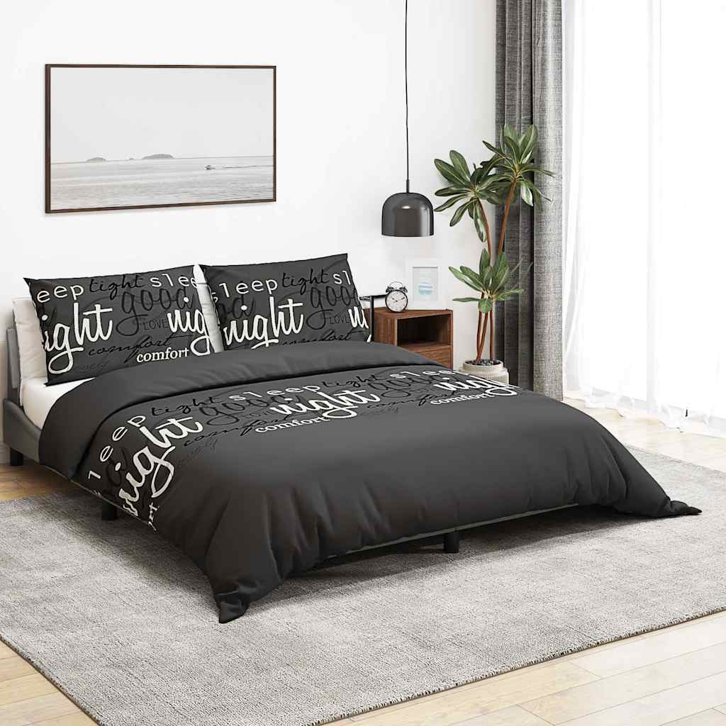 vidaXL Pussilakanasetti 200x200 cm puuvilla